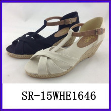 2015 fashion rubber wedge sandals open toe wedge sandals wedge sandals